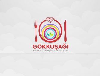 Gökkuşağı Restaurant Logo Tasarım