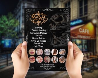 Masal Tattoo Flyer Tasarımı Masal Tattoo Flyer Tasarımı