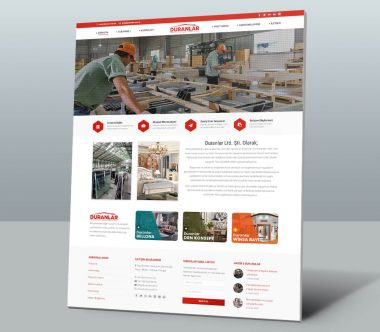 Duranlar Web Tasarım Çalışması
