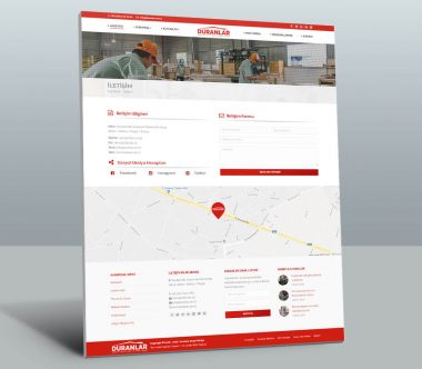 Duranlar Web Tasarım Çalışması
