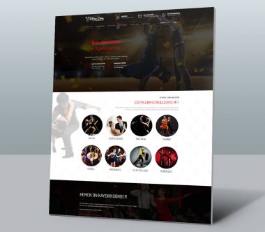 Dans Akademi Web Tasarım Çalışması