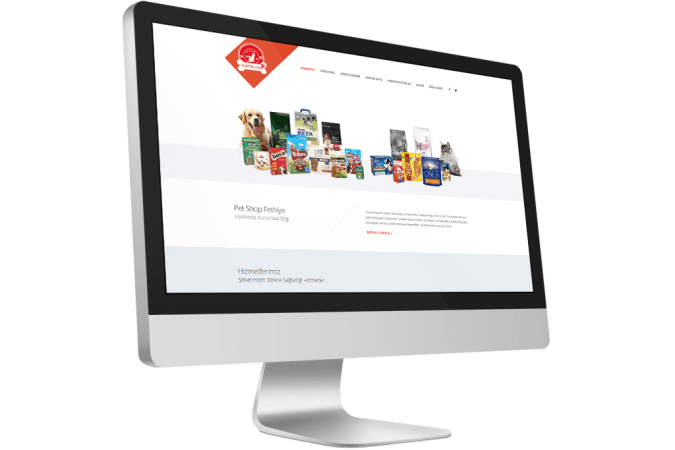 Petshop Fethiye Web Tasarım Çalışması