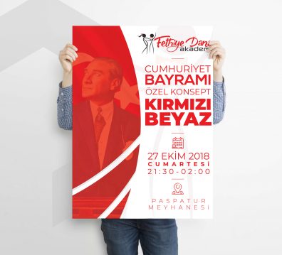 Fethiye Dans Akademi Flyer Tasarımı